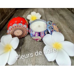 Bougie grand modèle fleur...